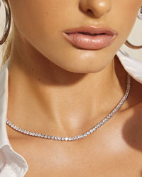 Ballier Necklace- Silver View 3