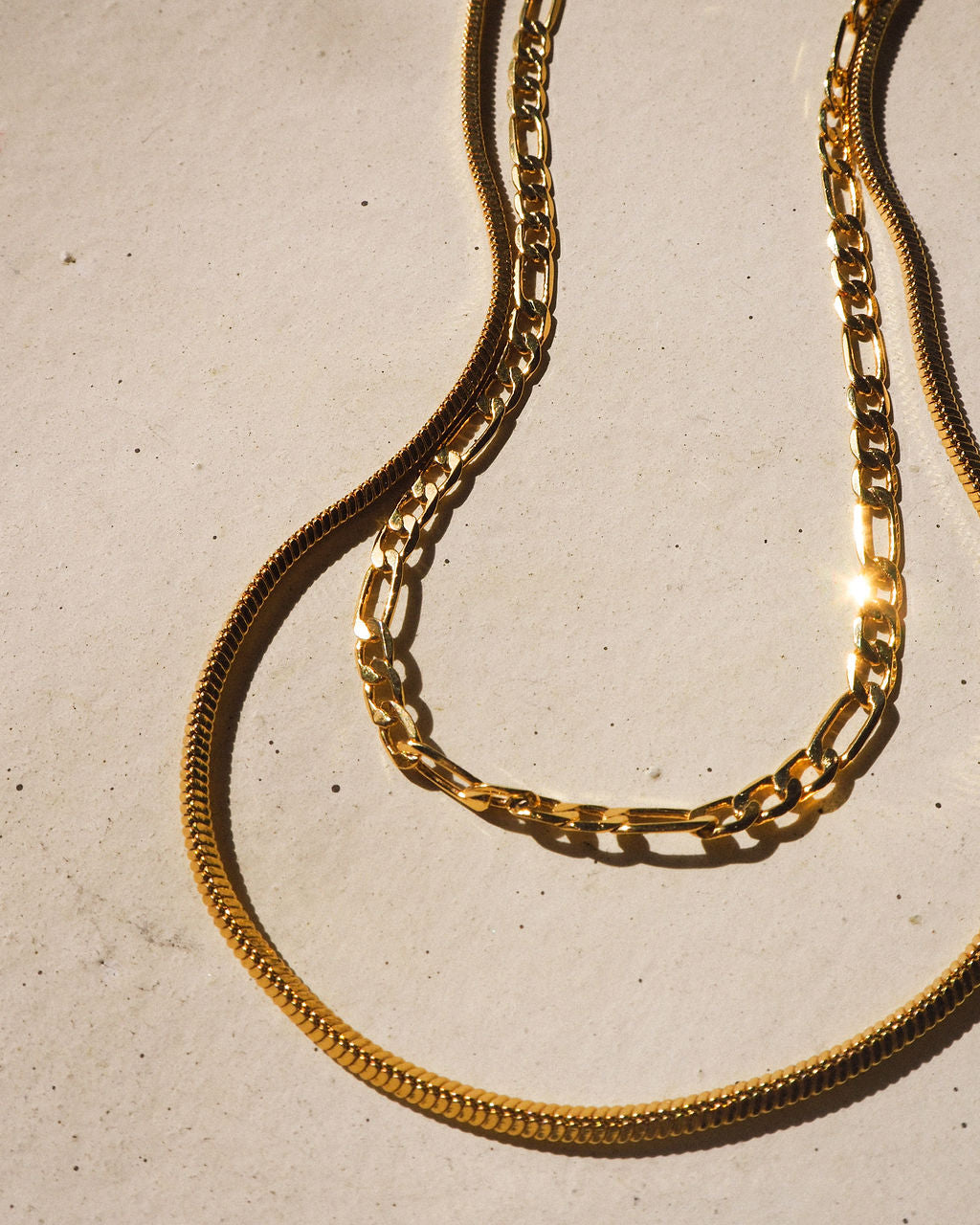 Cecilia Chain Necklace- Gold | Luv Aj