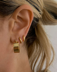 Positano Hoops- Gold View 5