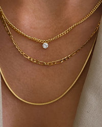 Bardot Stud Charm Necklace- Gold View 6