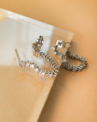 Ballier Chain Studs- Silver View 3