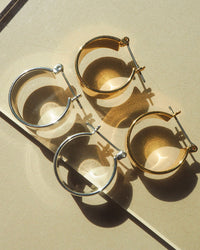 Positano Hoops- Silver View 6