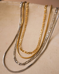 Cecilia Chain Necklace- Silver (Ships Late April) View 6