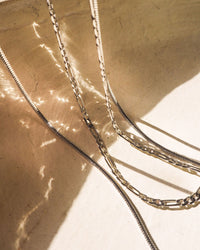 Cecilia Chain Necklace- Silver (Ships Late April) View 5