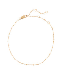 Mondays at Teddy's Anklet- Gold