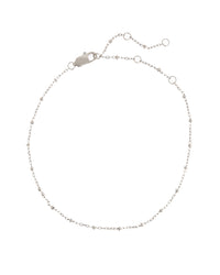 Mondays at Teddy's Anklet- Silver
