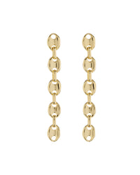 Mariner Drop Earrings- Gold View 1