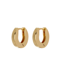 Mini Coco Hinge Hoops- Gold View 1