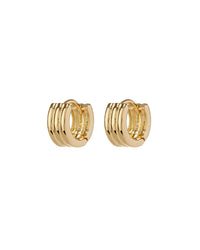 Mini Lou Huggies (9mm)- Gold View 1