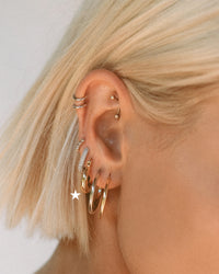 Mini Martina Hoops- Gold View 4