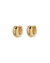 Mini Mirabella Huggies (9mm)- Gold View 1