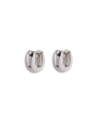 Mini Mirabella Huggies (9mm)- Silver