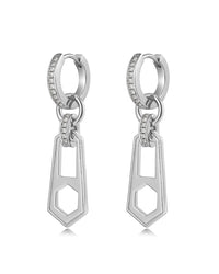 Mini Zipper Huggies- Silver View 1