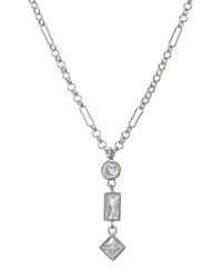 Mixte Charm Necklace- Silver View 1