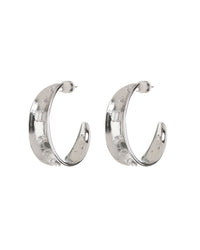 Mixte Statement Hoops- Silver