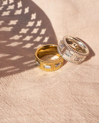 Baguette Cigar Ring- Gold View 5