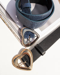 Studded Hearts Belt- Silver View 8