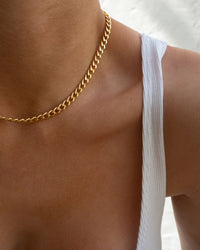 The Classique Skinny Curb Chain (5mm)- Silver View 2