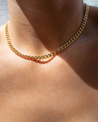 The Classique Skinny Curb Chain (5mm)- Silver View 5