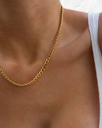 The Classique Skinny Curb Chain (5mm)- Silver View 7