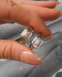 Brigitte Bezel Ring- Silver View 2