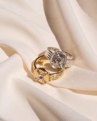 Pave Polaris Ring- Silver View 2
