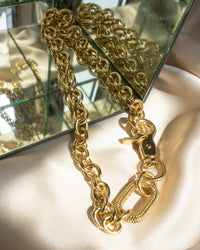 Isla Statement Necklace- Gold View 3