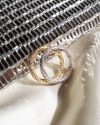 Pave Twisted Ring- Silver View 3