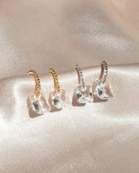 Mini Crystalline Huggies- Silver View 3