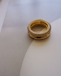 Double Amalfi Ring- Gold View 4