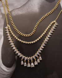 Colette Shaker Statement Necklace- Gold View 10