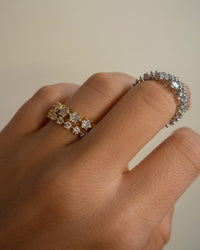 Diamond Bijoux Ring Set- Gold View 5