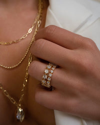 Diamond Bijoux Ring Set- Gold View 6