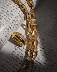 Double Amalfi Ring- Gold View 10
