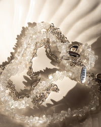 Rock Candy Necklace Duo- Silver View 4