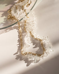 Rock Candy Necklace Duo- Gold View 3