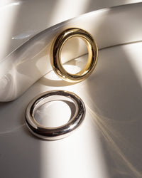 Amalfi Tube Ring- Gold View 4