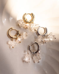 Rock Candy Pearl Huggies- Gold View 5