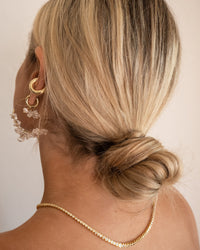 Rock Candy Pearl Huggies- Gold View 10