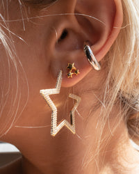 Amalfi Ear Cuff- Gold view 2
