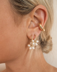 Amalfi Ear Cuff- Gold view 2