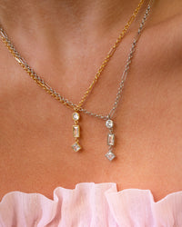 Mixte Charm Necklace- Silver View 2