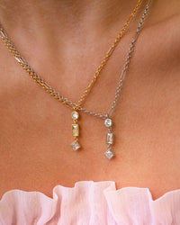 Mixte Charm Necklace- Silver view 2