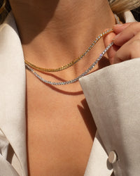 Mini Ballier Necklace- Silver View 4