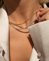 Mini Ballier Necklace- Gold View 3