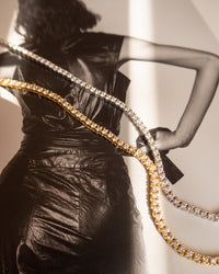 Mini Ballier Necklace- Silver View 3