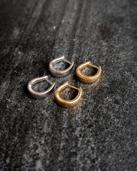 Ridged Cuvee Hoops- Silver View 3