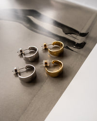 Baby Margot Hoops- Silver View 4
