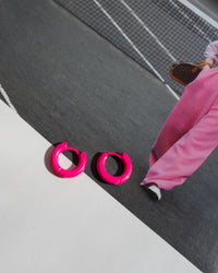 Rainbow Amalfi Huggies- Neon Pink View 2
