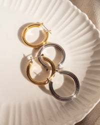 Cher Hoops- Gold view 2